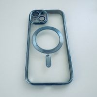Schutzhülle Cover Blau H. Kamera Schutz für iPhone 15 Plus