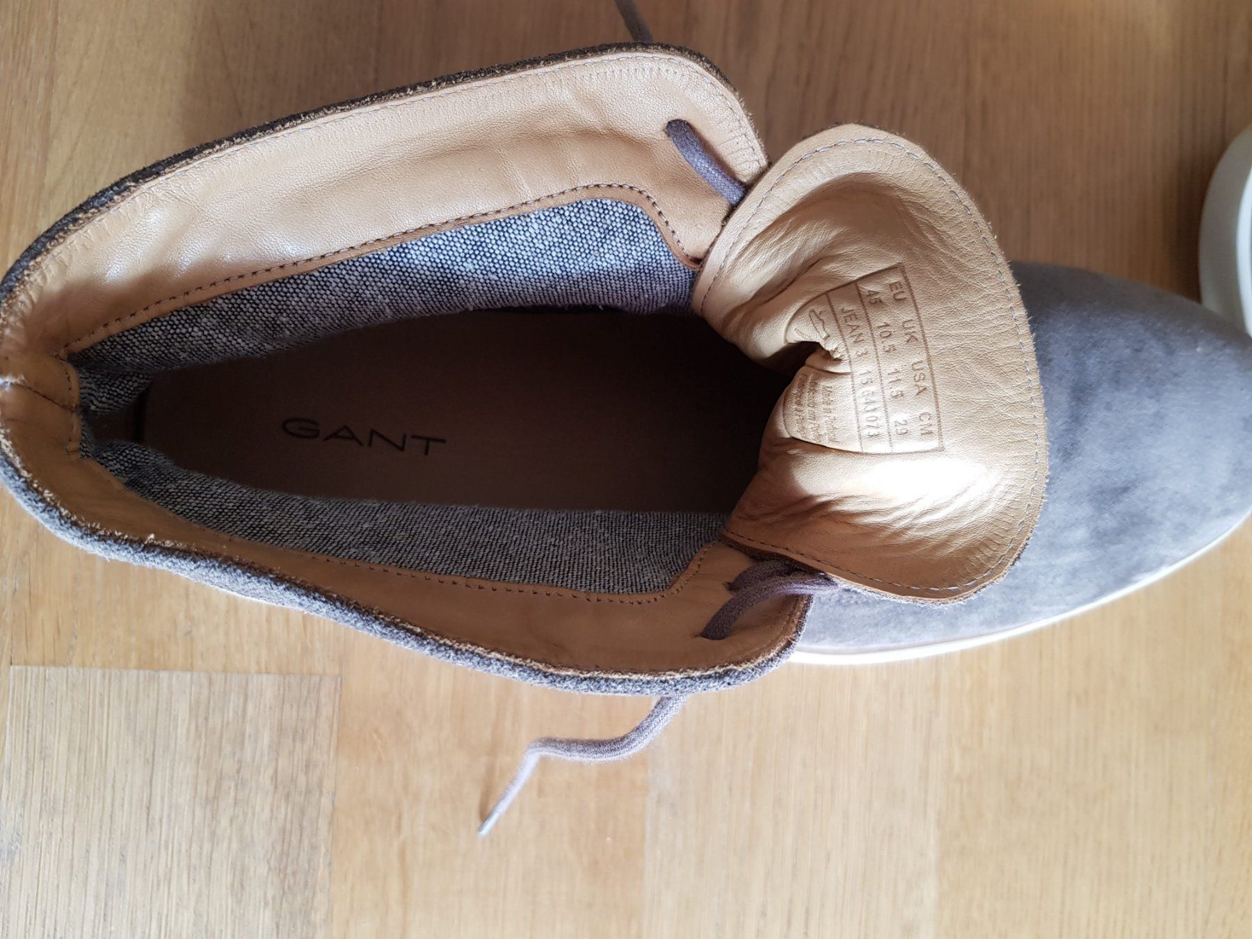 Gant Scarpe da uomo: Gant Velourslederschuhe Gr.45 – Nuovo e nell'imballaggio originale da Reinach AG venduto da innamac 7