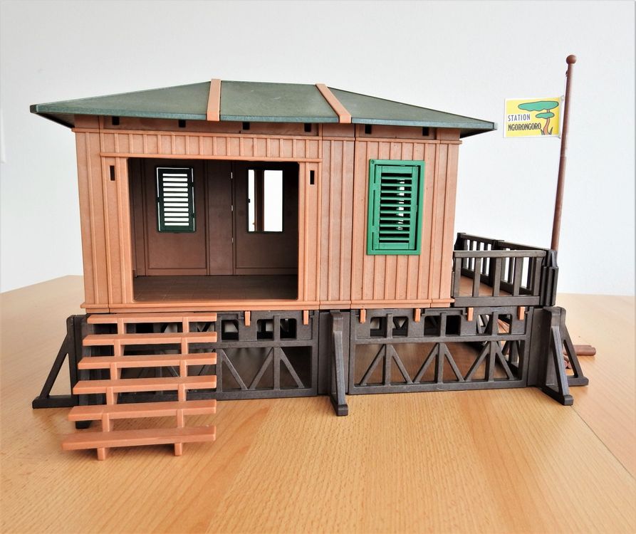 Playmobil Potager Playmobil 3433 Safari Stazione Ngorongoro - Oldtoys On Line Playmobil Chantier - Foto 13