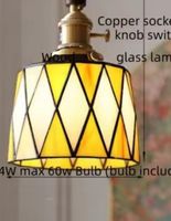 Lustre chambre  ,cuisine intérieur ,style nordique Tiffany,