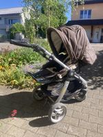 Kinderwagen Teutonia mit Babywanne und viel Zubehör