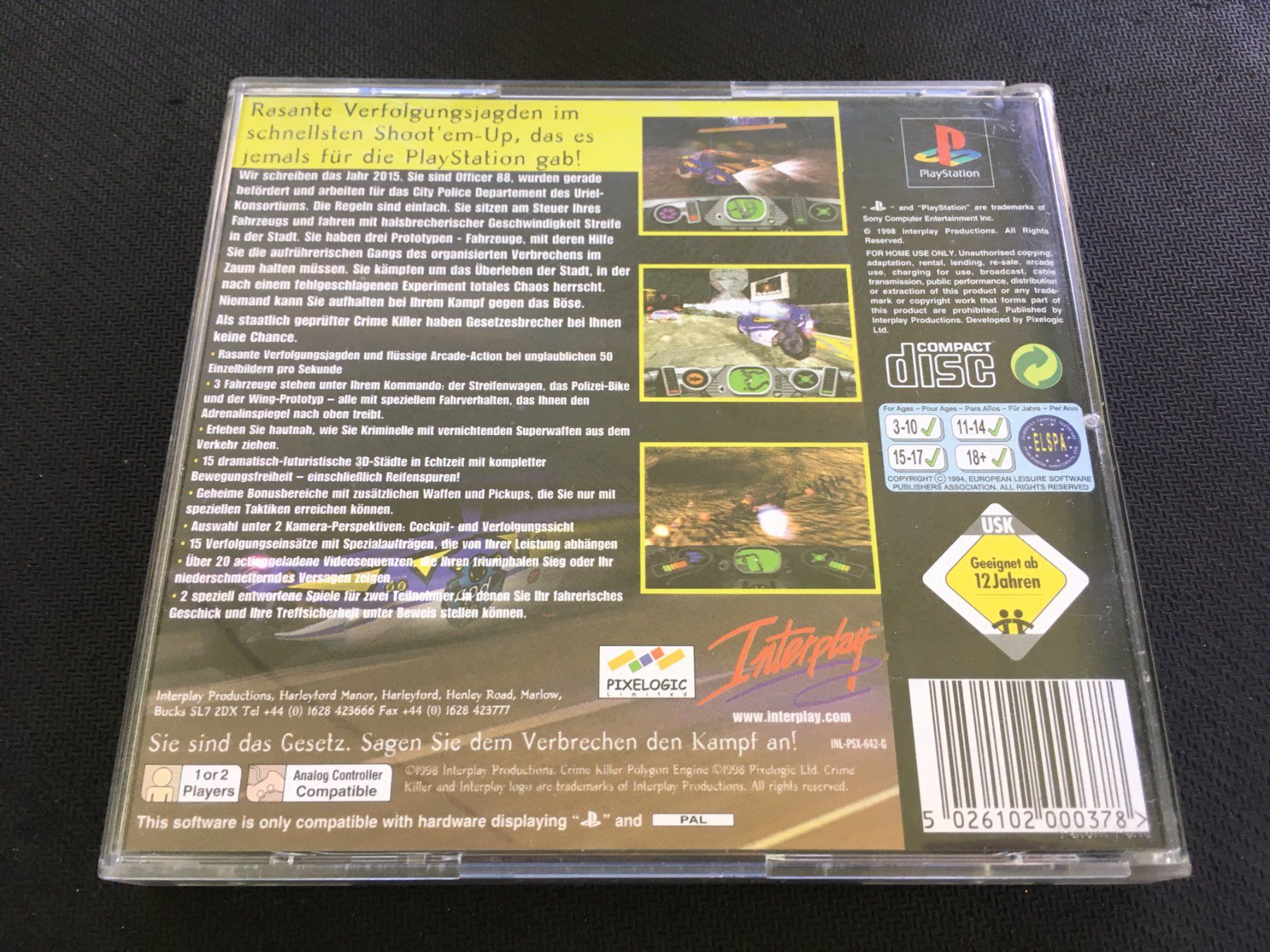 Sony Giochi: Crime Killer - Playstation 1 / PS1 – Usato da St.Gallen venduto da Punktchen01 2