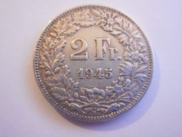 2 Fr. 1945  silber