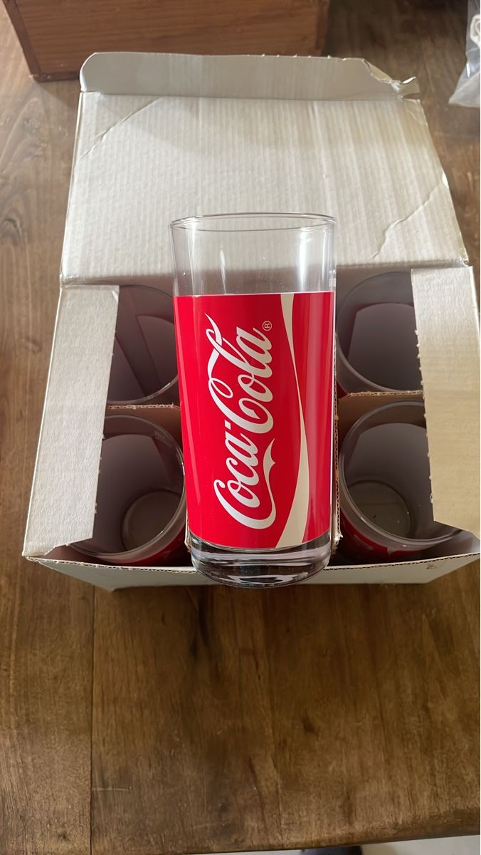 Coca-Cola Gläser: Lot de 6 verres Coca-Cola bon état – Neu und originalverpackt aus Meyrin von jul_km5p