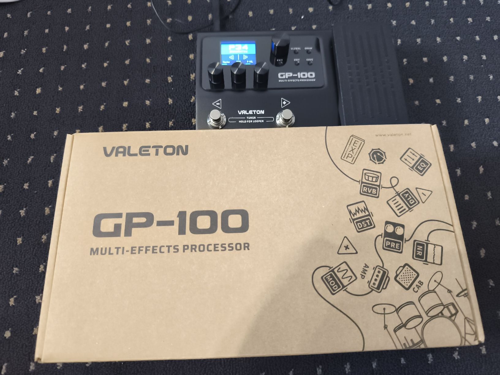 Strumenti musicali: Valeton GP-100 Multi-Effekte Pedal gebraucht Modeler  – Usato da langenthal venduto da Used01 2