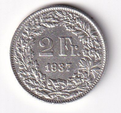 Tutti le monete: 2 Franken 1937 rar – Usato da Neuchâtel venduto da karlpierrino