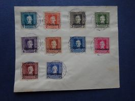 1918 Österreich KuK Feldpost Satzbrief sauber gestempelt