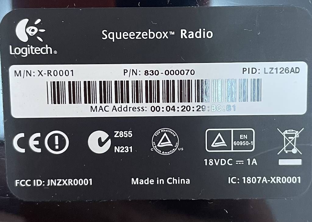 Radios: Radio Logitech Squeezebox – D'occasion à Les Acacias par rom_5nby 1