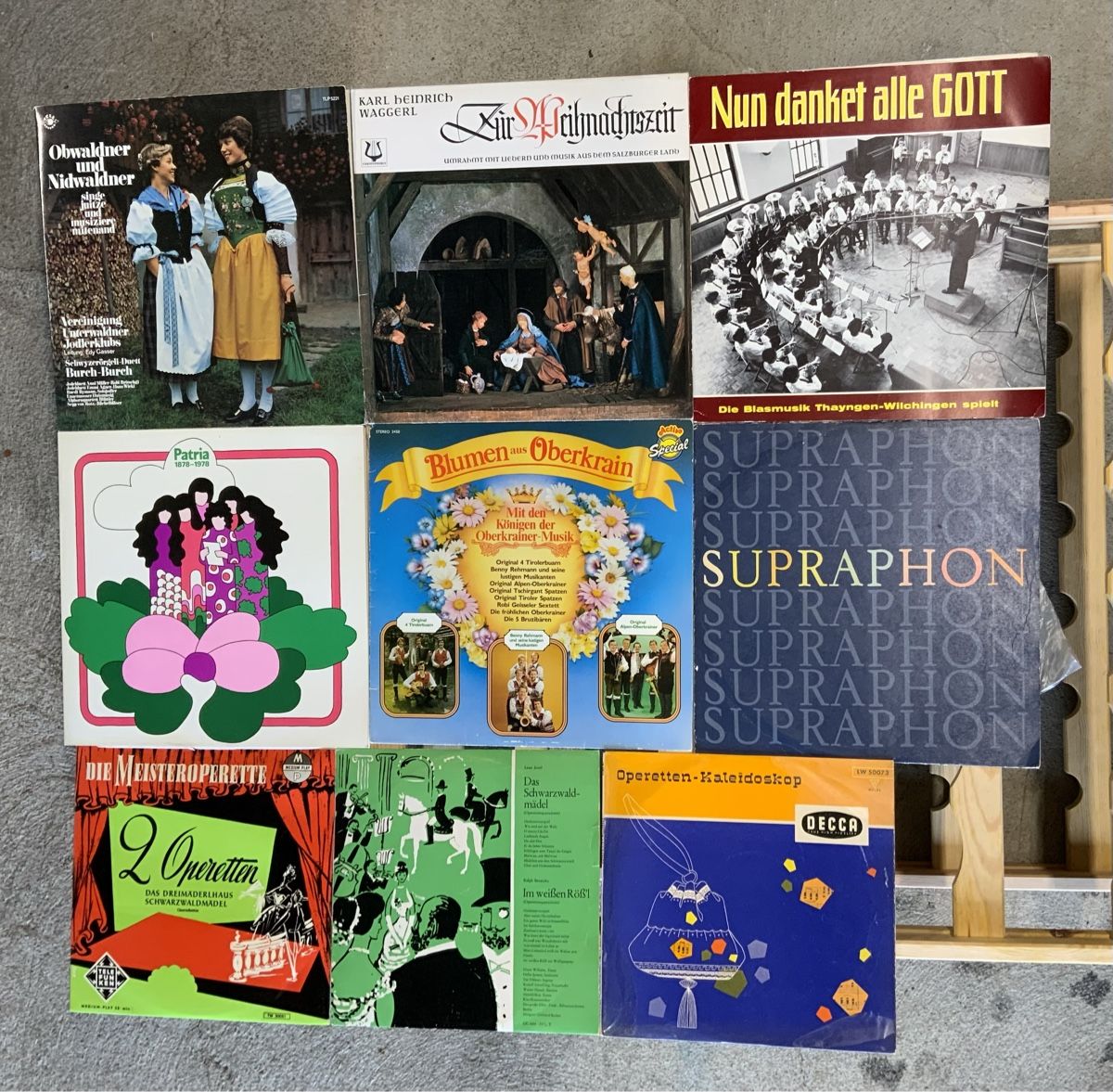 Schallplatten: Vinylplatten Konvolut (9 Stk.) – Gebraucht aus Magden von rom_5zrl