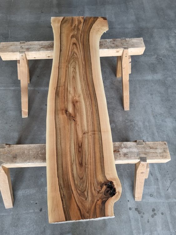 Articoli in legno: Nussbaum Massivholz Klotzbretter Natur Walnut Unikat Deko – Nuovo (secondo la descrizione) da Rheineck venduto da Dein_Wunschholz 1
