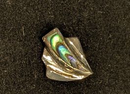 3 Silber-Ohrstecker mit Abalone-Einlage 925