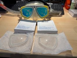 Korrekturgläser für Taucherbrille -4.0 und +4.5 D...