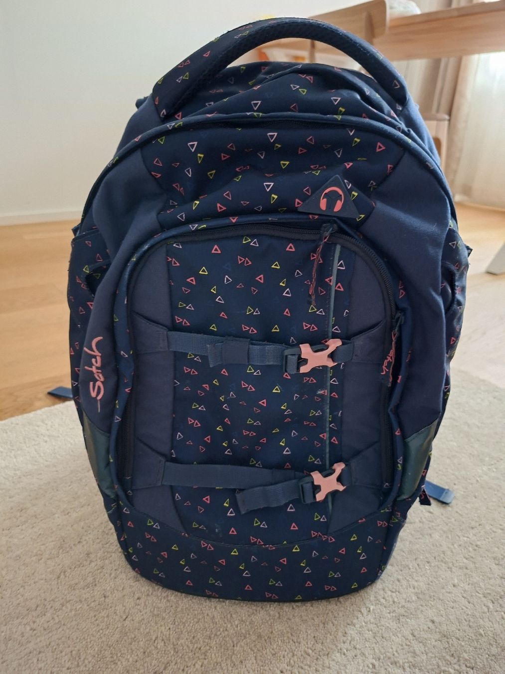 Satch Kindertaschen:  Satch Blue Triangles Rucksack und Tasche   – Gebraucht aus Aadorf von Hupfgump 6