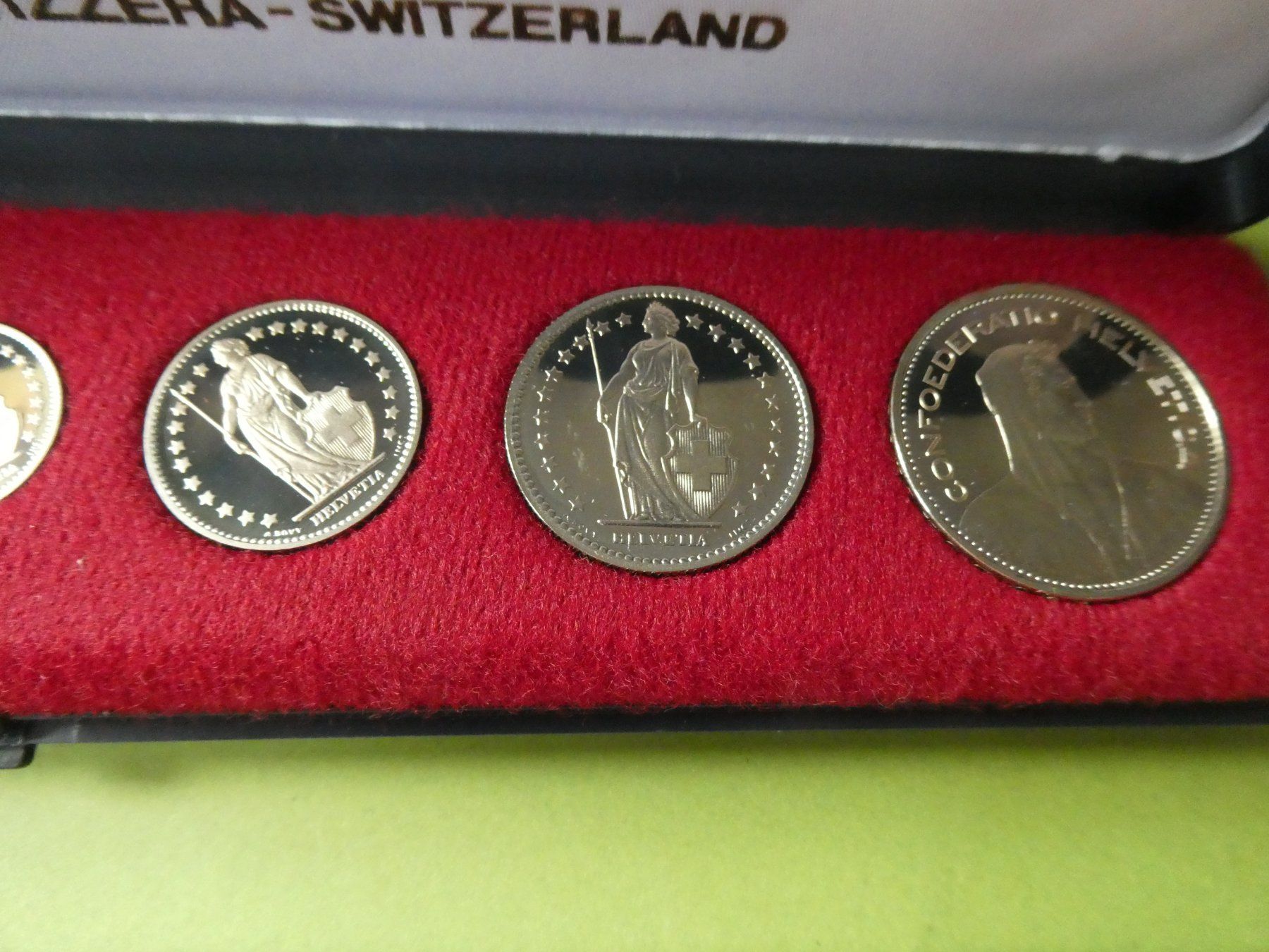 Alle Münzen: Schweiz 1980, Münzsatz PP – Neu (gemäss Beschreibung) aus Hinterforst von Rohusri 2