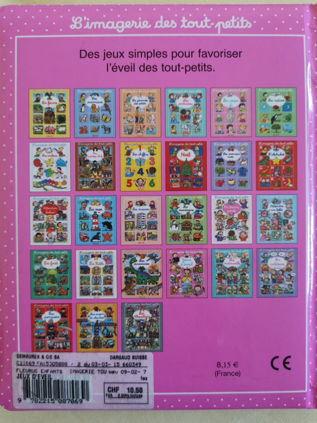 Libri: Jeux d'éveil – Usato da Courtepin venduto da Fin_dj7p 1