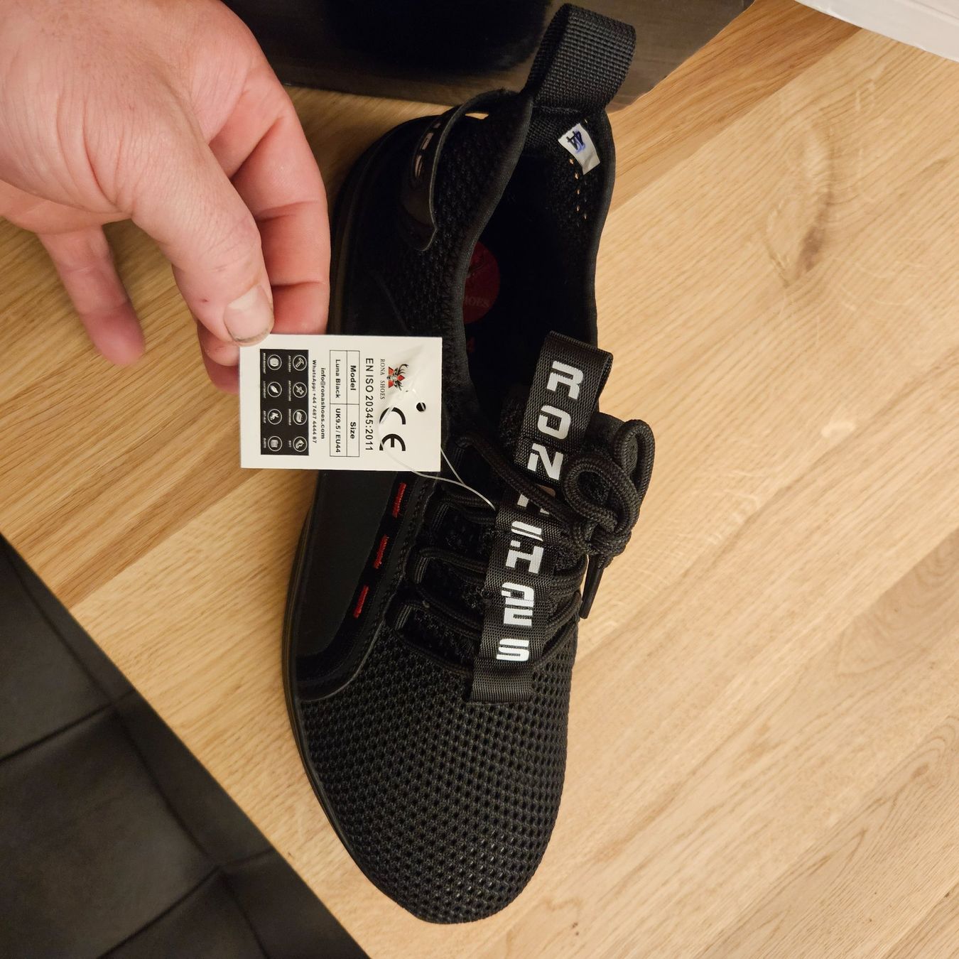 Scarpe da uomo: Rhona Sicherheitsschuhe – Nuovo e nell'imballaggio originale da Amden venduto da Egzorn1 1