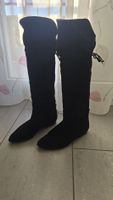 Elegante Overknee Stiefel, schwarz, Grösse 40, Winter