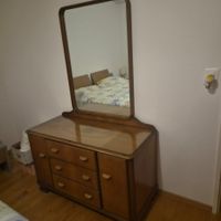 Kommode mit Spiegel Holz Vintage gute Zustand