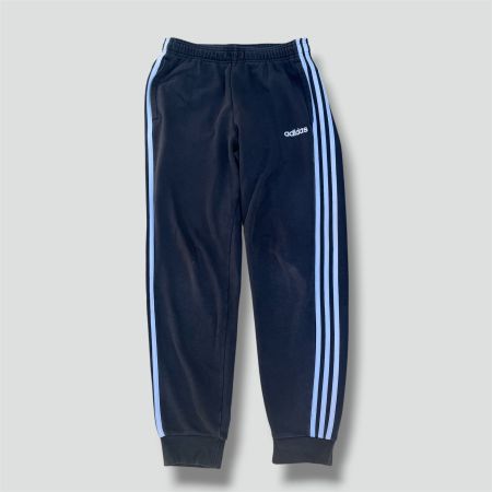 Adidas three stripes black sweatpants trainerhose retro