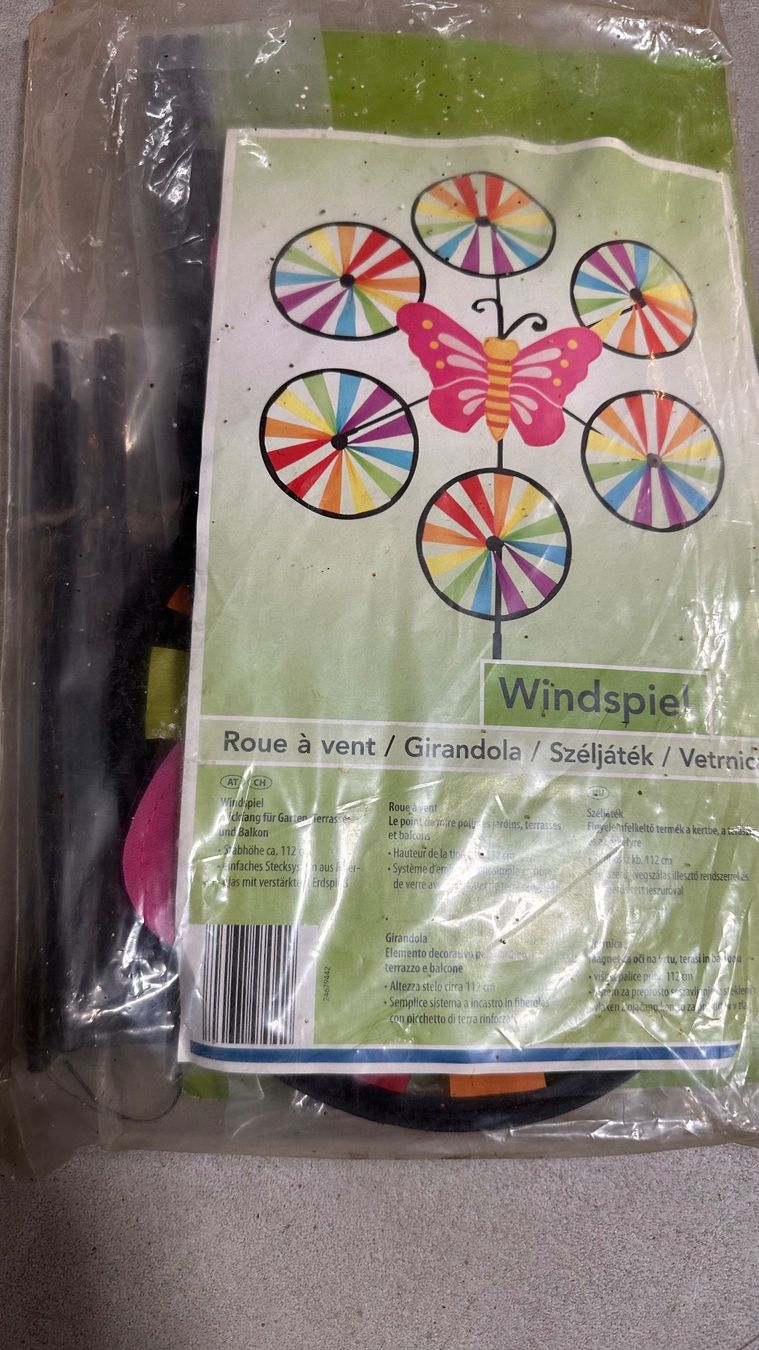 Altro in Decorazioni & Accessori: Neues farbenfrohes Windspiel, Windrad mit Schmetterling – Nuovo (secondo la descrizione) da Schönenbuch venduto da marisli80 2