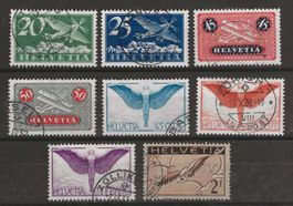 1933-37 : Flugpost Serie Nr. F4z - F13z : KP 550.--