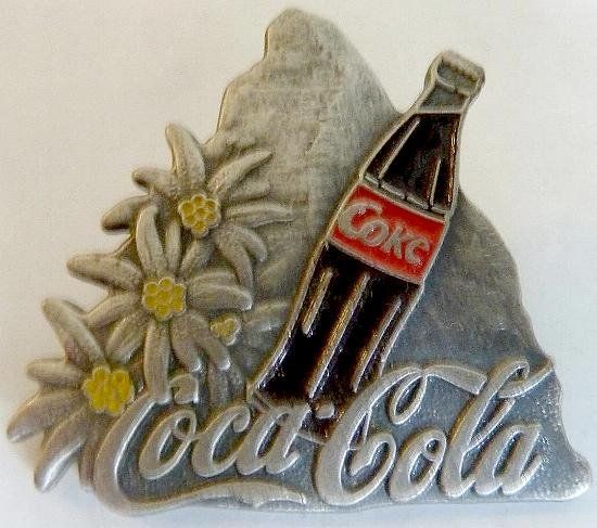 Coca-Cola Plaketten & Abzeichen: Coca-Cola  Pin Matterhorn – Gebraucht aus Pfäffikon ZH von Colacity