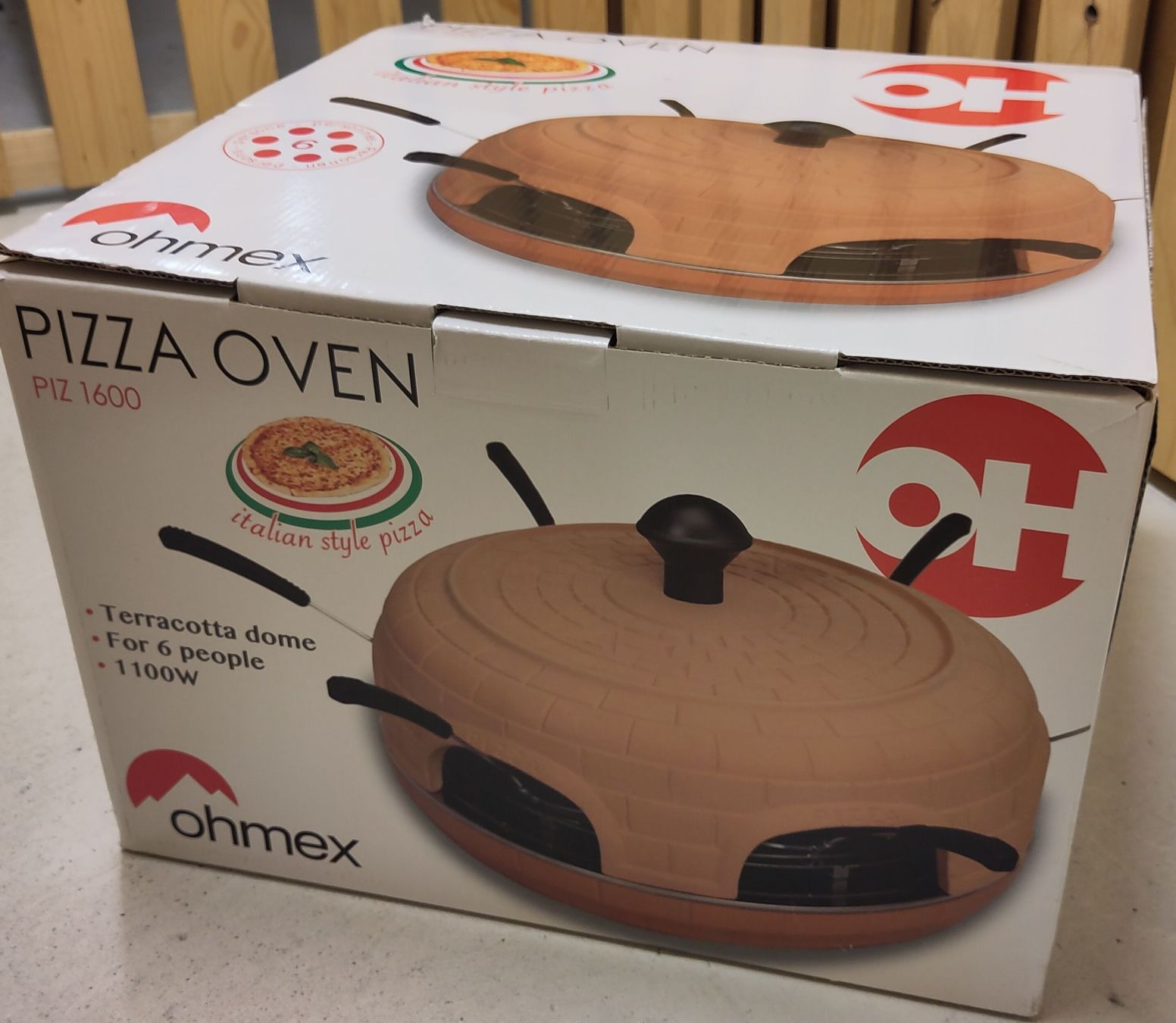 Elettrodomestici da cucina: Ohmex Pizza Oven Piz 1600 – Nuovo (secondo la descrizione) da Münchenstein venduto da Leo_Hofer