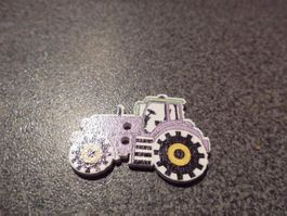 Knopf Traktor, lila