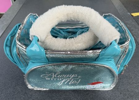 Sac de patinage Edea bleu pailleté