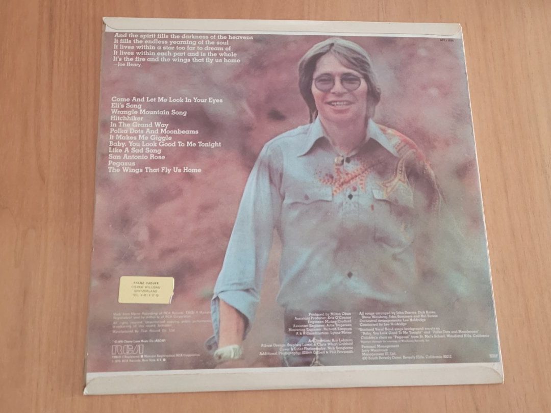 Schallplatten: LP  John Denver – Gebraucht aus Martigny von MZ-67 1