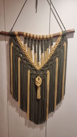 Makramee Wanddekoration 