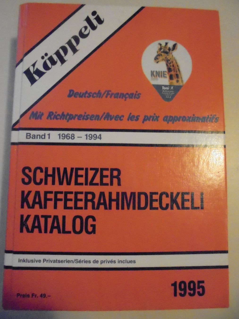 Bücher: catalogue couvercles crème à café / KRD Käppeli Katalog 1995 – Gebraucht aus Crissier von Promopost