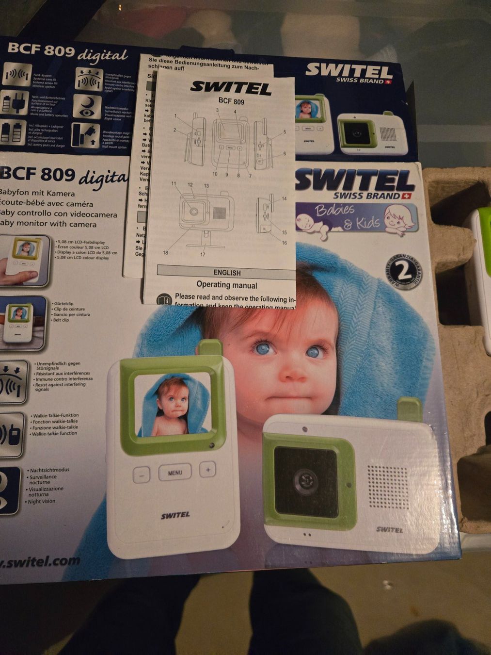 Switel Babyphone: Switel BCF809 Babyphone – Nuovo (secondo la descrizione) da Kreuzlingen venduto da schimschek58