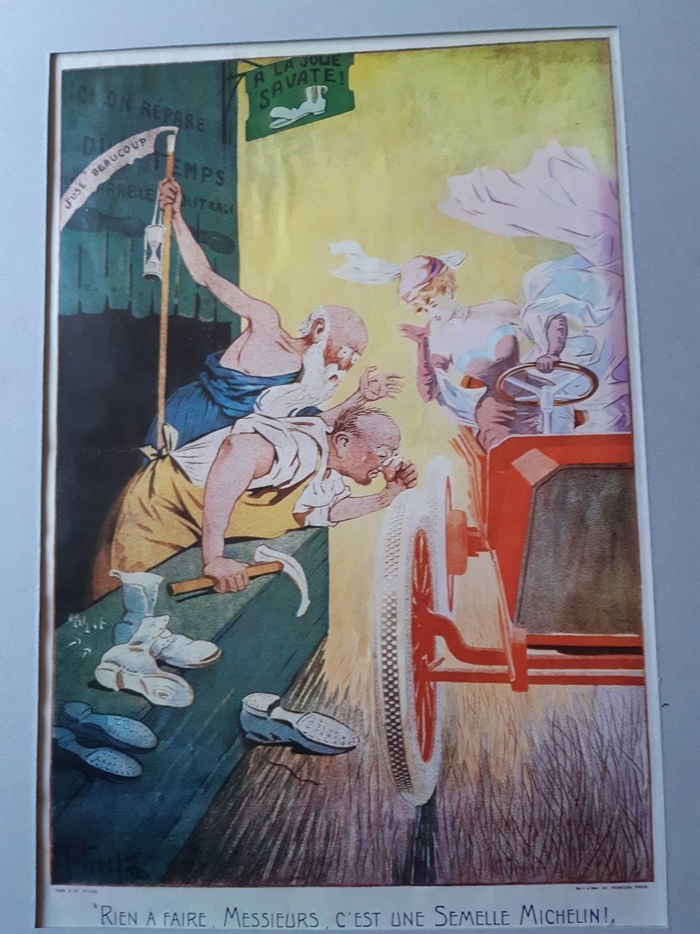Grafica & Litografie: Alter Druck Michelin Pneu – Usato da Grindelwald venduto da carro5