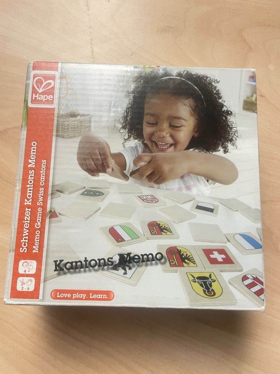 Hape Giochi: Hape Schweizer Kantons Memo Holz, Top – Nuovo (secondo la descrizione) da Obergerlafingen venduto da cabo4