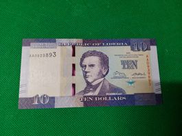 Banknote Libéria 2016