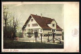 St.-Fiden, Haus Grütli mit Spielplatz