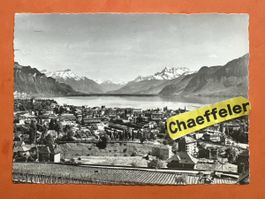 Ansichtskarte 1952 Vevey und Wallis guter Zustand