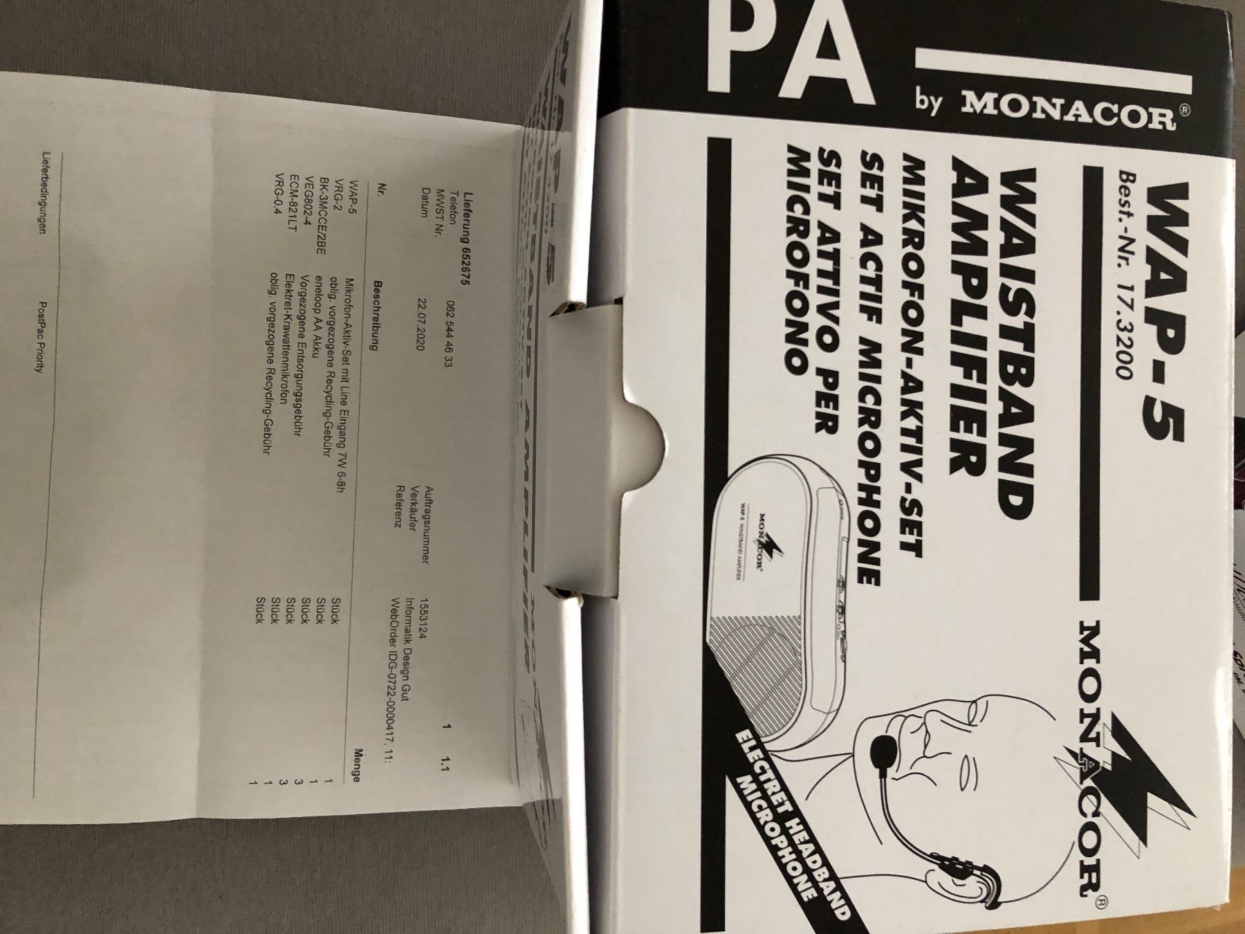 Amplificatori: Stimmverstärker neu – Nuovo e nell'imballaggio originale da Luzern venduto da Juhui06 2