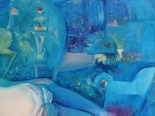 Gemälde: Im Stil von Marc Chagall – Neu und originalverpackt aus Udligenswil von beewhisperer 5