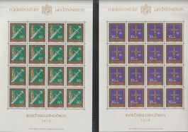 Blocs de Timbres Liechtenstein  **