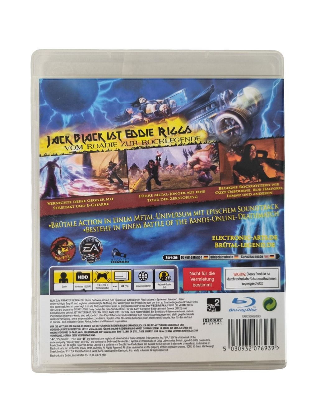 Spiele: PS3 Brütal Legend – Gebraucht aus Wangen b. Olten von Restwert_Wangen 1