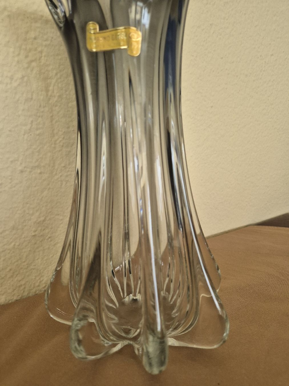 Murano Vasen & Gefässe: Murano Glas Vase grau gerippt – Gebraucht aus Eschlikon TG von zuzanka80 2