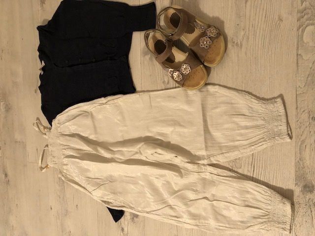 Kleiderpakete & -sets: Jumpsuit Set Gr. 116 Sandalen Gr. 30 – Gebraucht aus Rorbas von binajas 1