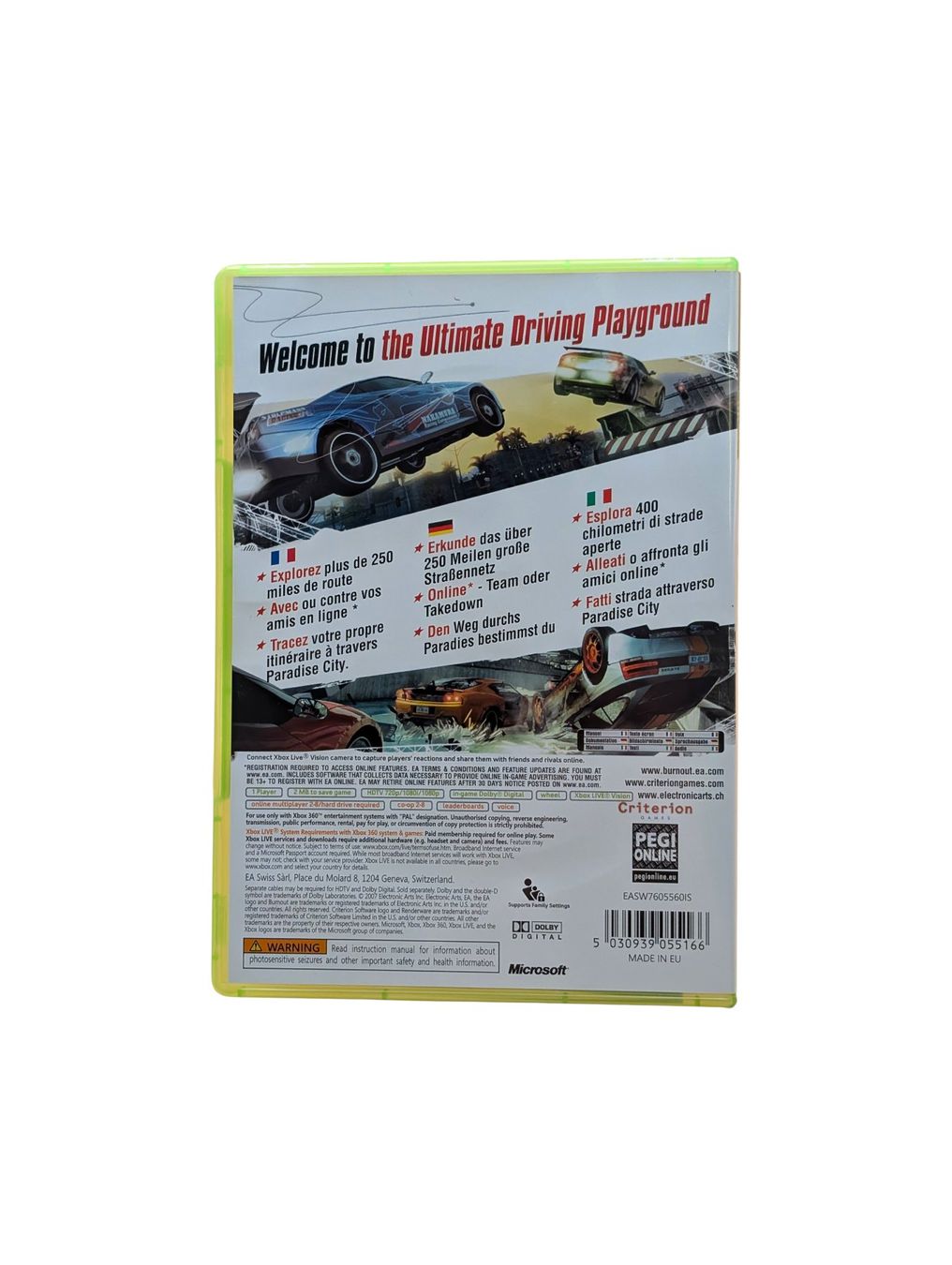 Microsoft Giochi: Burnout Paradise Xbox 360 – Usato da Domat/Ems venduto da IsseldorsShop 1