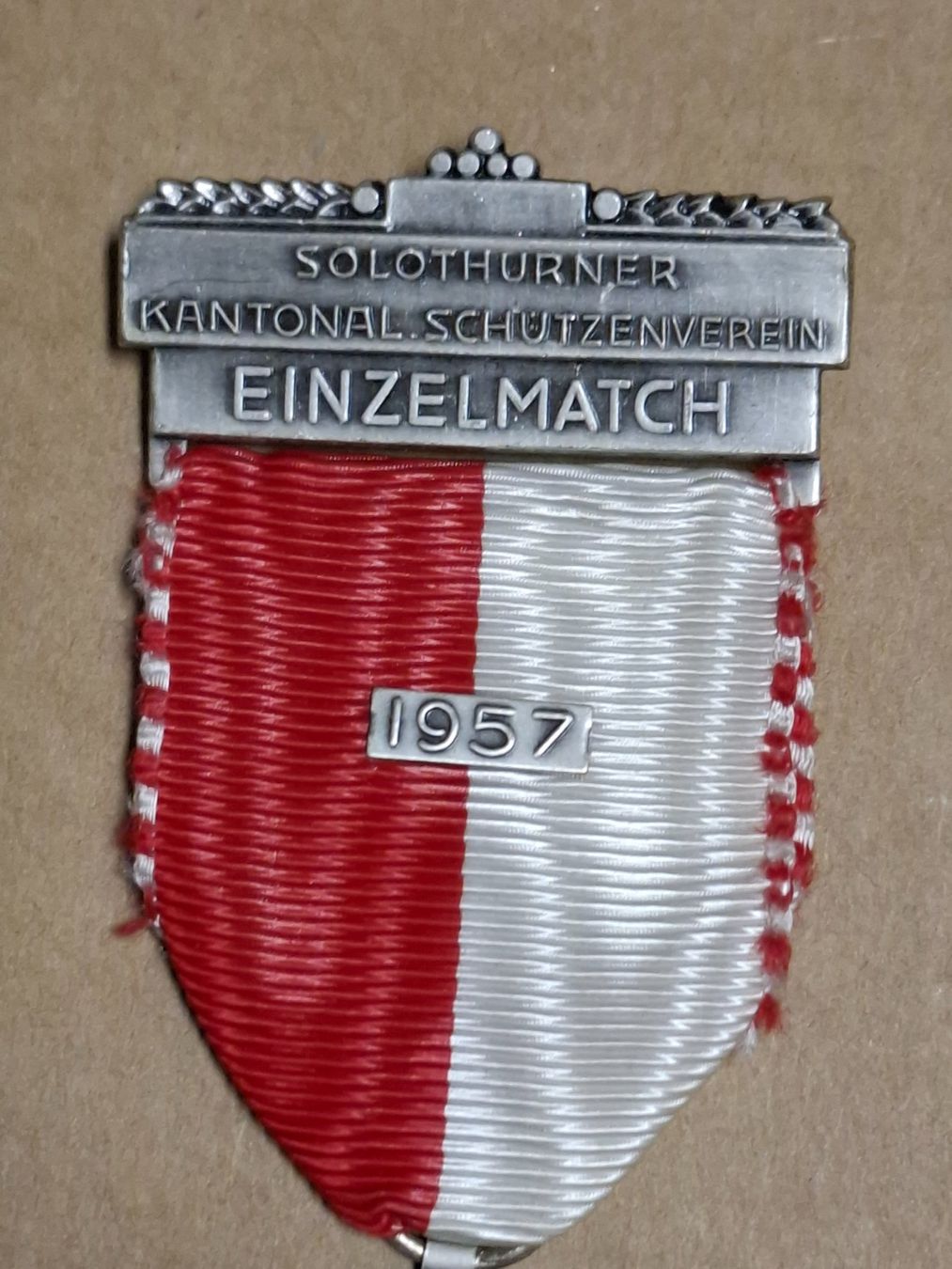 Medaillen: Solothurn Einzelmatch 1957 (B866) – Gebraucht aus Schwanden GL von Suvorov 1