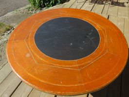 antiker Beizentisch rund 125cm