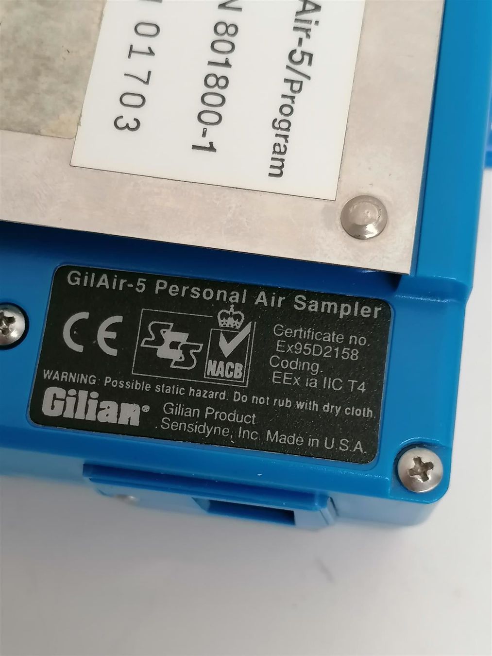 Accessori da laboratorio: Gilian GilAir5 - Tri-Mode  Air Sampler – Usato da Niederdorf venduto da LeptonAG_Labor 2