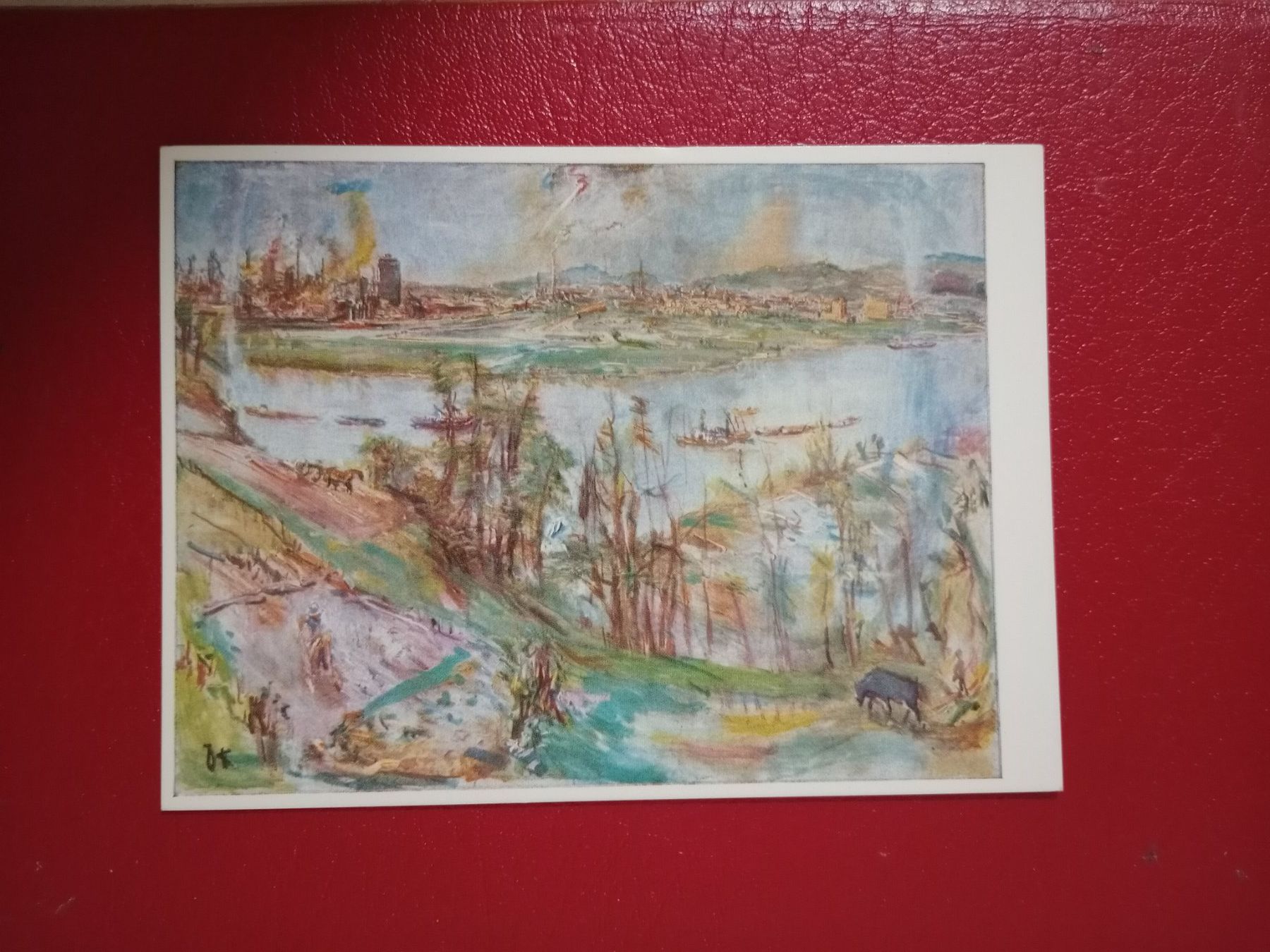 Cartes postales: AK Kunst Oskar Kokoschka "Linz" – D'occasion à Küttigen par Melisch1000