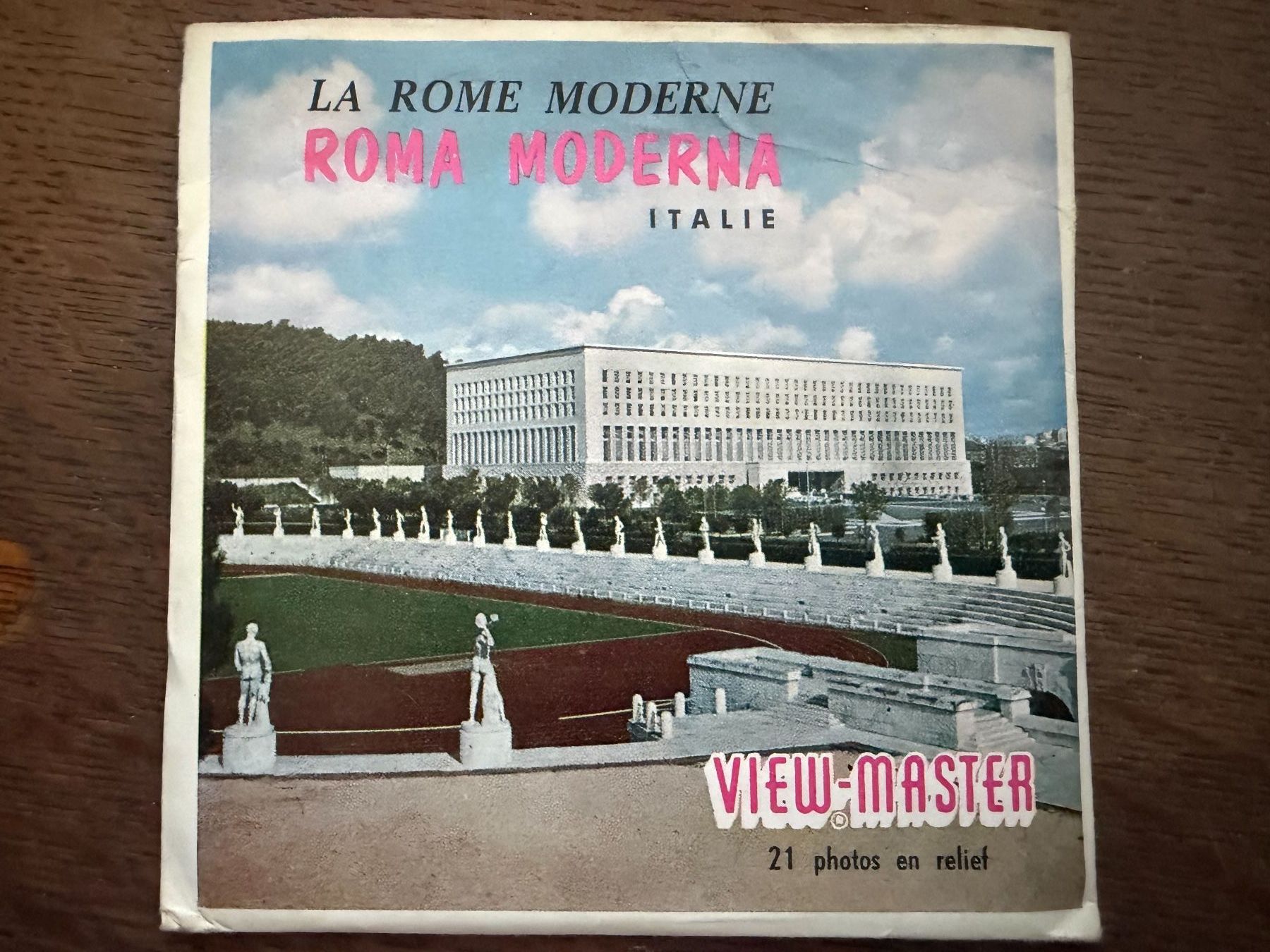 View-master Giocattoli: View-Master 3D: Nr. C 036 ROMA MODERNA Italie – Usato da Tegerfelden venduto da siebenmacky